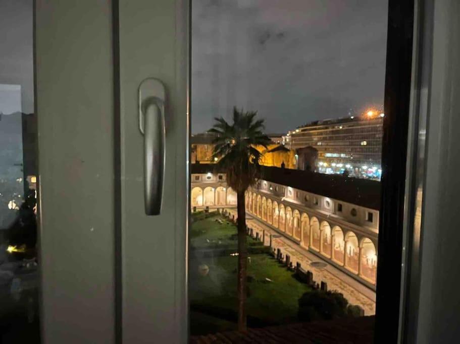 Camera X2 Con Magnifica Vista Sul Chiostro Di Michelangelo E Le Terme Di Diocleziano Řím Exteriér fotografie